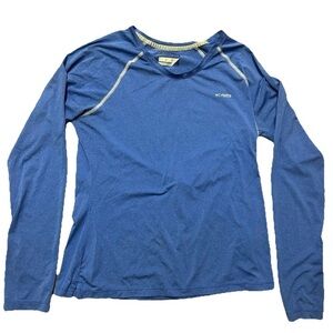 Women’s Columbia Lightweight Blue Long Sleeve Shirt Size Small